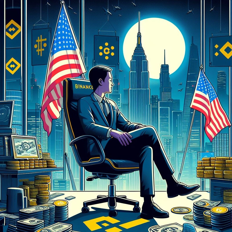 Binance’s Changpeng Zhao Steps Down.US Chair