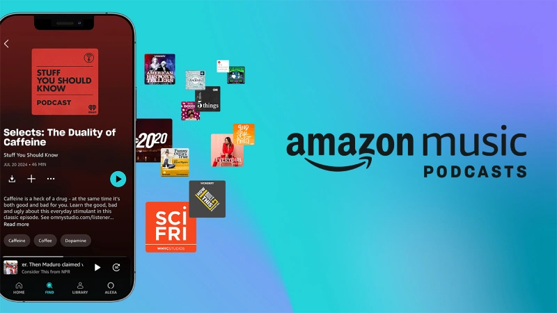 Amazon Music’s New AI Feature Lets You Browse Podcasts by Topic