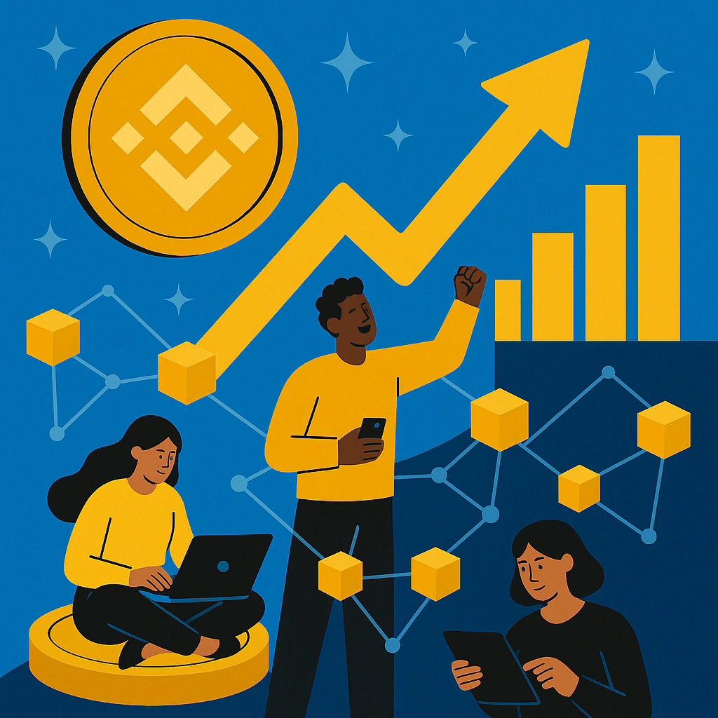 BNB Chain Reaches Record 51.6M Monthly Users as Network Activity Surges