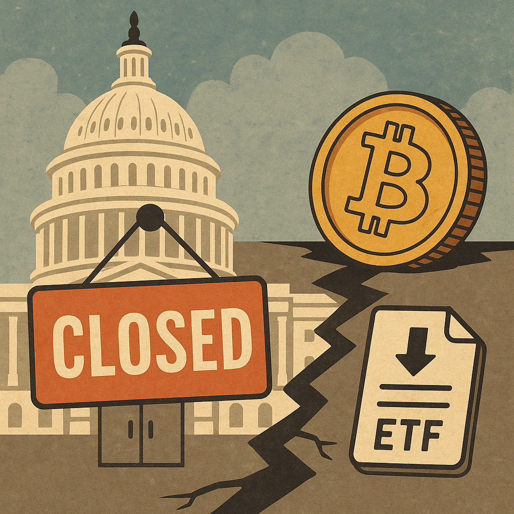 US Government Shutdown Drags Into Third Week, Leaving Crypto ETF Decisions in Limbo