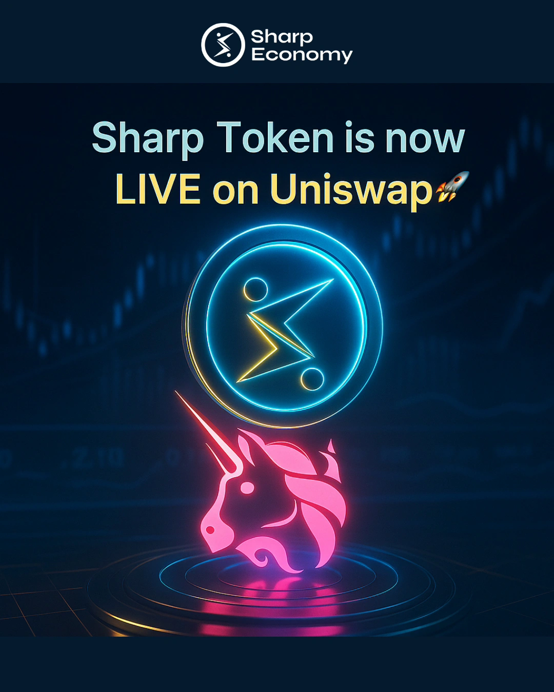 Sharp Token Now Available on Uniswap